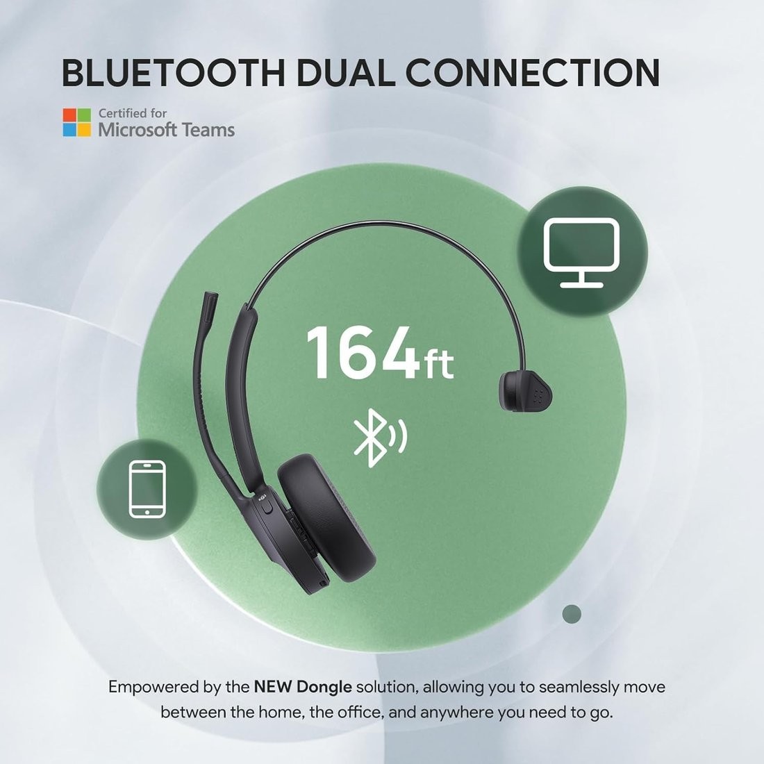 Офисная гарнитура Yealink BH70 Mono UC USB-C/A