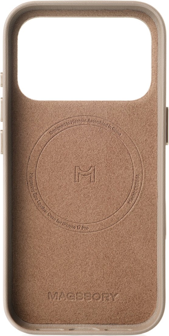 Чехол для телефона Magssory Eco-Leather Case для iPhone 17 Pro Ivory CLT044l