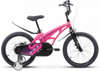 Детский велосипед Stels Galaxy 18 Z010 2024 (розовый, разобранный, в коробке)