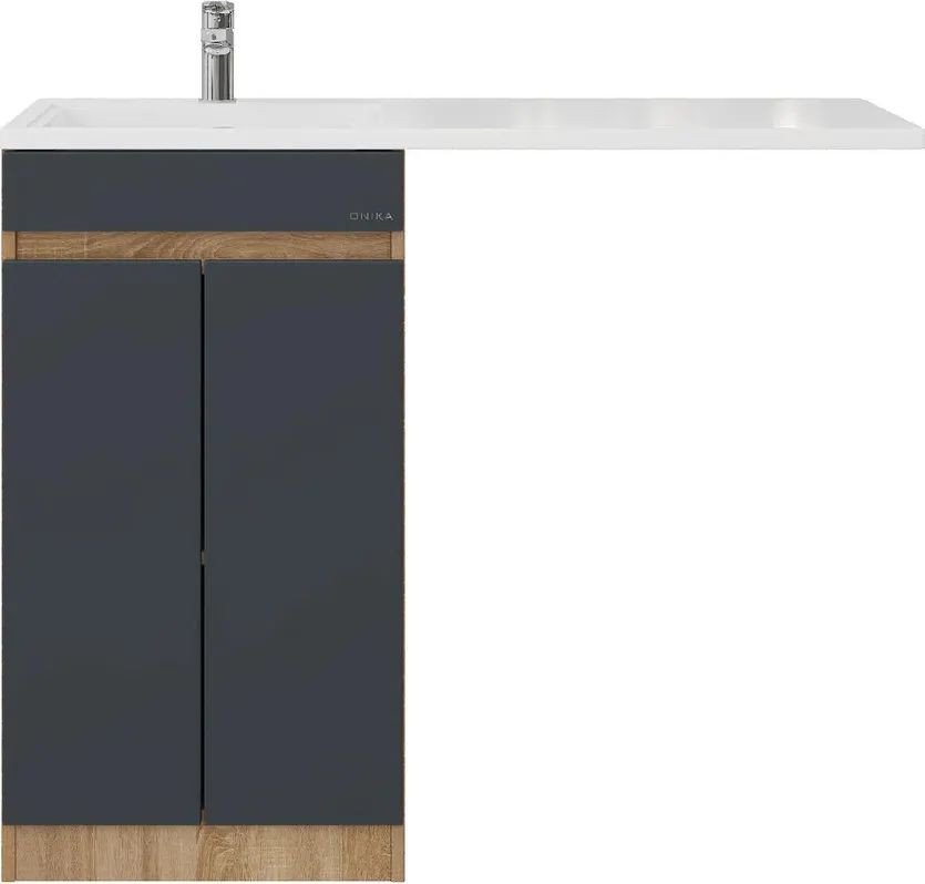 Onika Тумба с умывальником Милтон Нова 58 105807 + Madera Kamilla 120 L