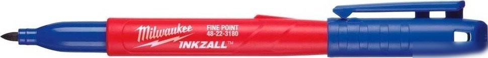 Маркер Milwaukee Inkzall 4932492126 (1 шт, синий)