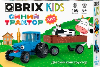 Конструктор QBRIX Kids Синий трактор 30062