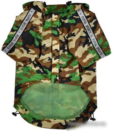 Дождевик для животных Puppia Base Jumper PEAF-RM03-NC-M (новый камуфляж)