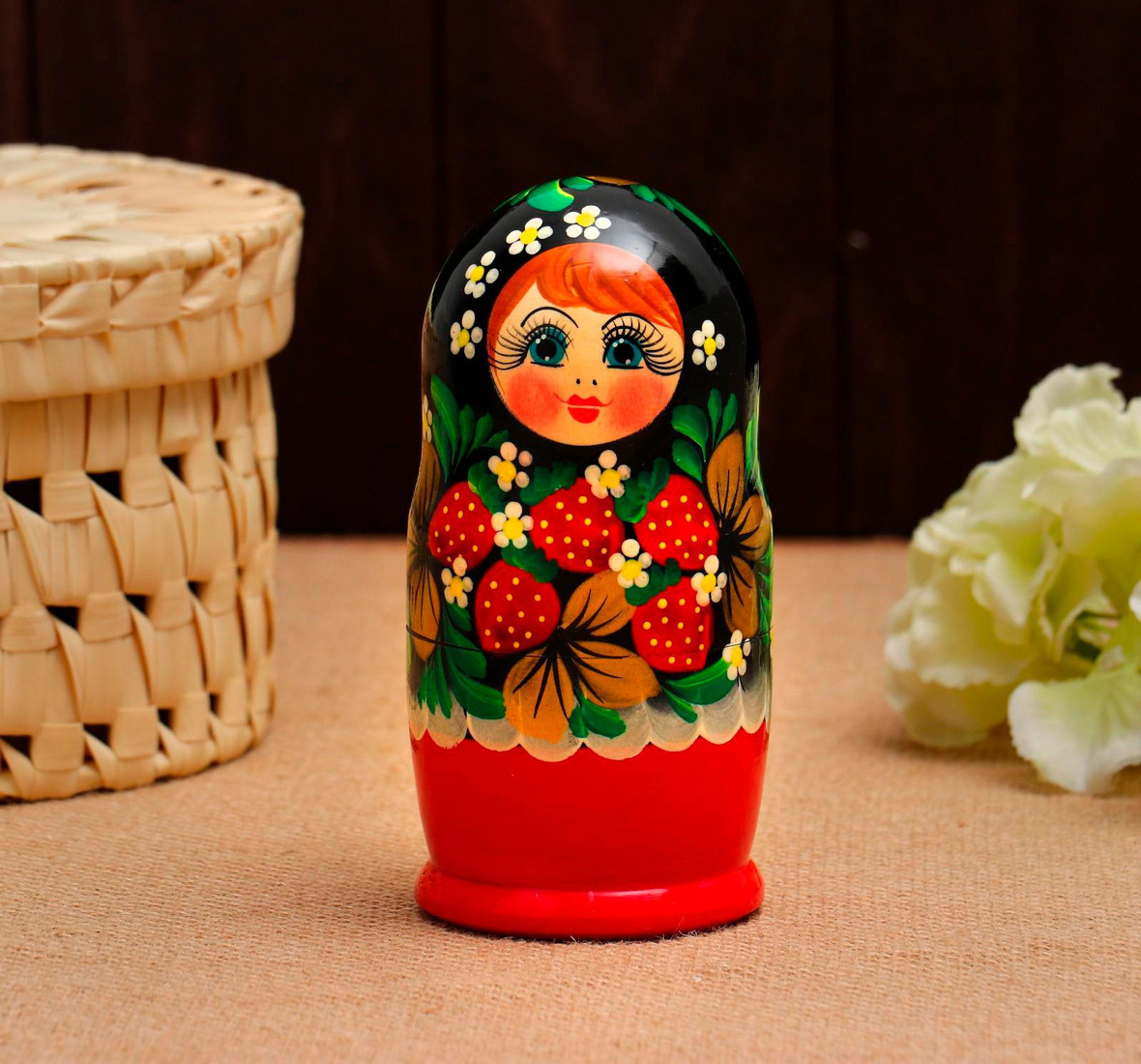 Матрешка сувенирная Sima-Land Земляничка 3440239