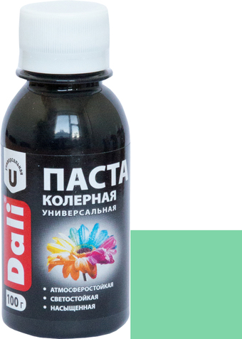 Колеровочная краска Dali универсальная 0.1 кг (свежая мята)