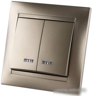Выключатель TDM Electric Лама SQ1815-0705 (бронза)