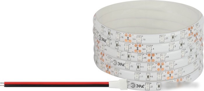 Светодиодная лента ЭРА LS2835 -4,8-60-12-R-IP65-1 year-5m, красный Б0059899