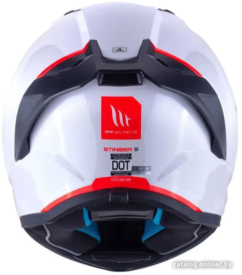 Мотошлем MT Helmets Stinger 2 Solid (XS, глянцевый белый)