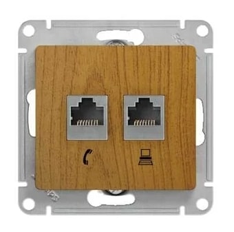 Розетка компьютерная Schneider Electric Glossa GSL000585KK