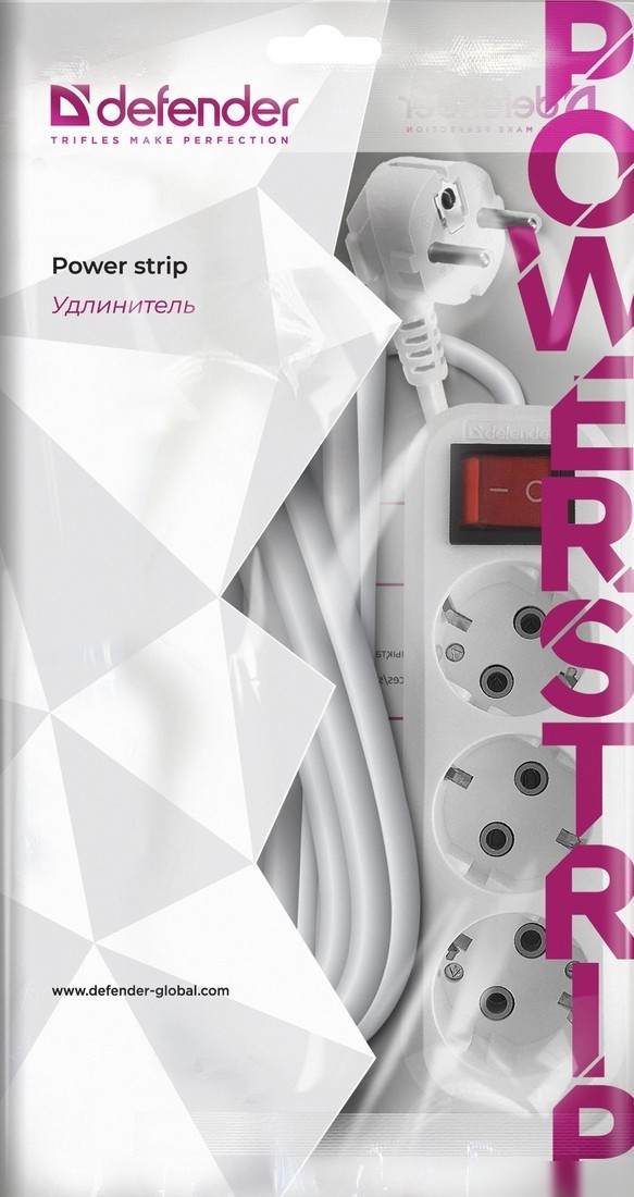 Сетевой фильтр Defender L330 (7 м)