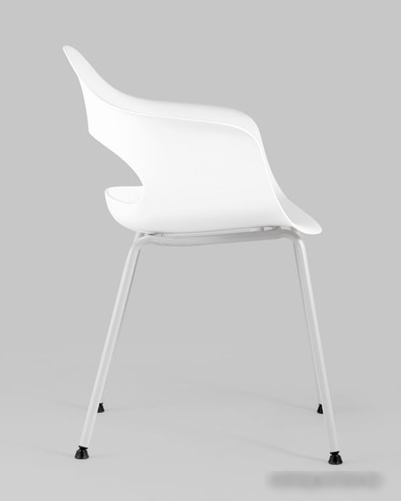 Стул с подлокотниками Stool Group Lady (белый)