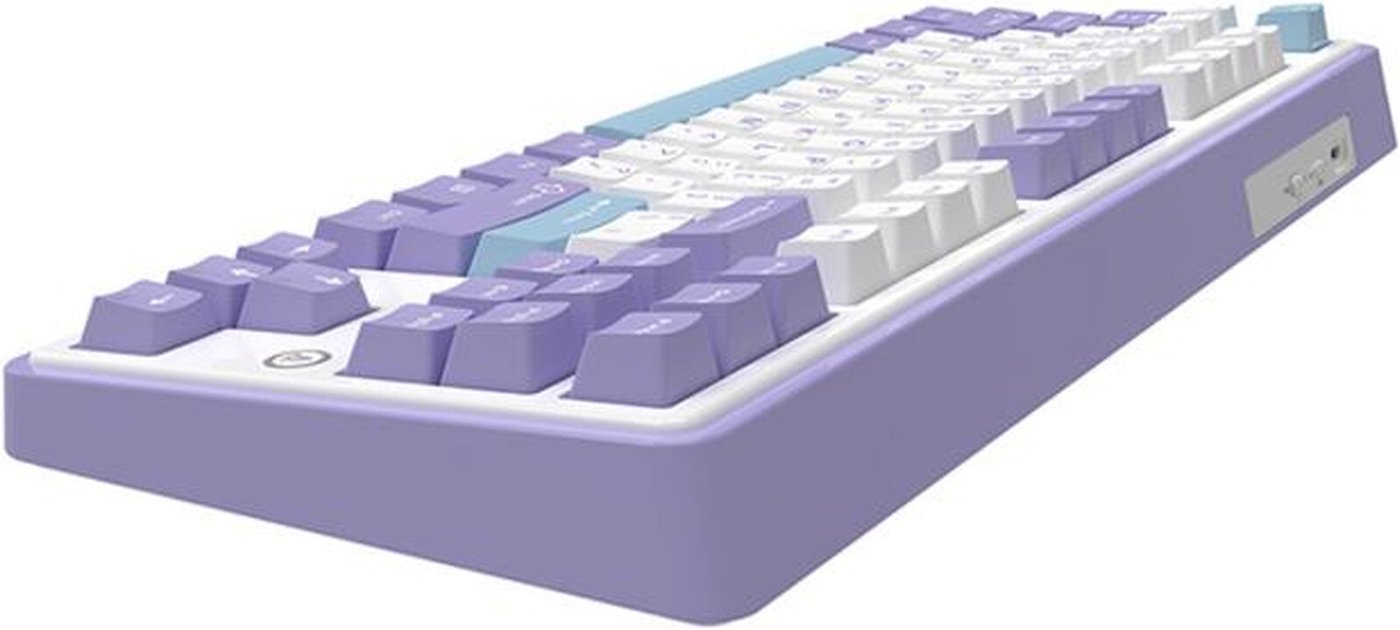 Клавиатура Ajazz AK870 Without Screen (фиолетовый/белый/синий, Ajazz Gift)