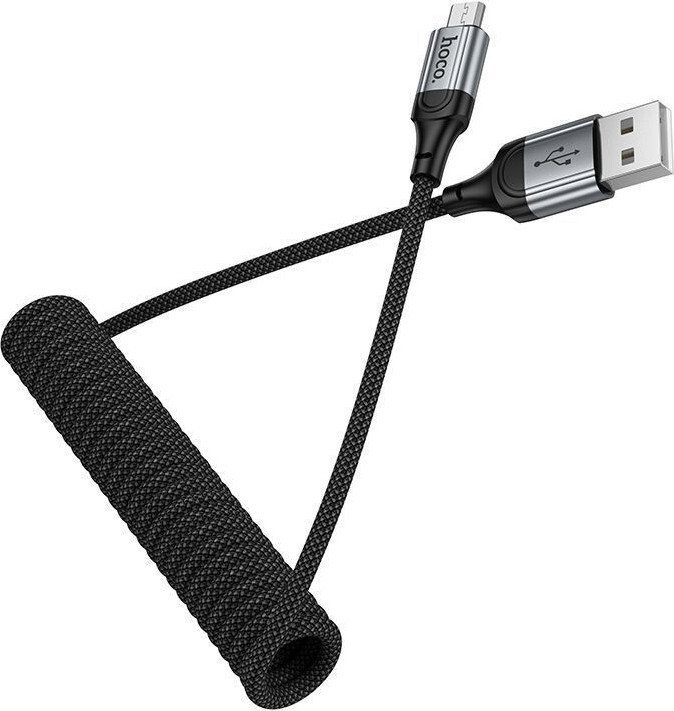 Кабель Hoco X121 USB Type-A - microUSB (1.5 м, черный)