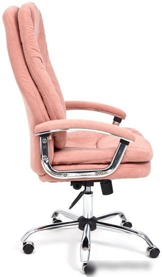Кресло TetChair Softy LUX (флок, розовый)