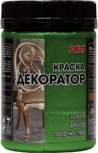 Краска Palizh Декоратор (малахит, 0.25 кг)