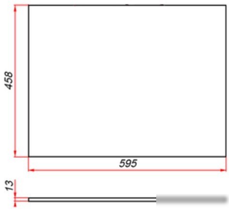 ЗОВ Столешница 13 CKP13W595458 (белый)