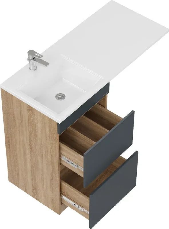 Onika Тумба с умывальником Милтон 58 105806 + Madera Kamilla 120 L