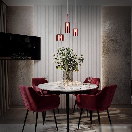 Подвесная люстра LOFT IT Spillray 10232/B Red