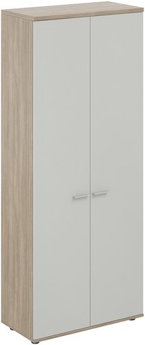 Шкаф распашной Norden 80х40х195.5 HDF SG.821.OD.SH (дуб темный/серый бархат)