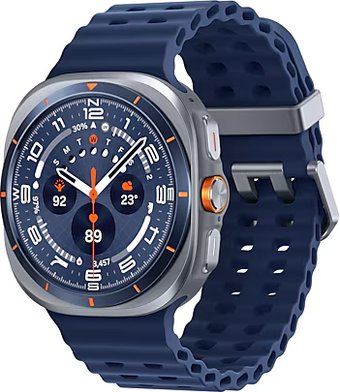 Умные часы Samsung Galaxy Watch Ultra 2025 47 мм LTE (синий титан)