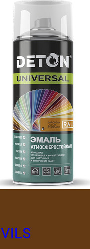 Эмаль Deton Universal Алкидная атмосферостойкая RAL 8017 0.52 л (коричневый)