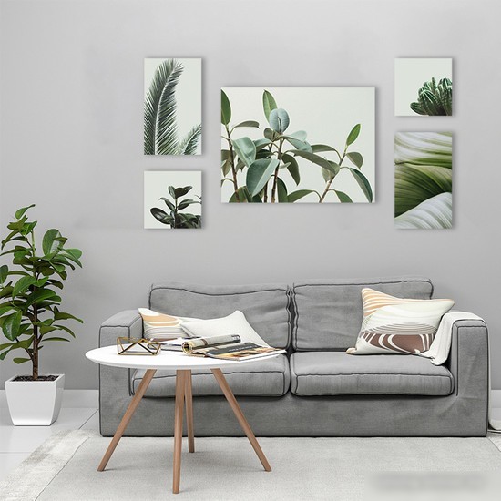 Картина Stamprint Зеленное растение CS002 SET5 (90x160)