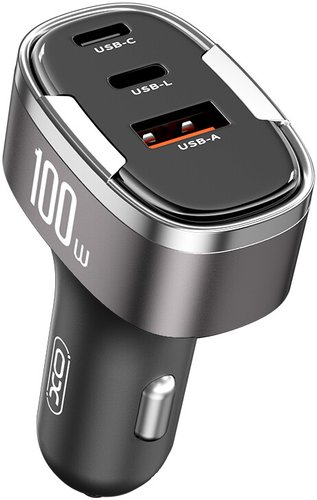 Автомобильное зарядное XO CC61 100W (черный)