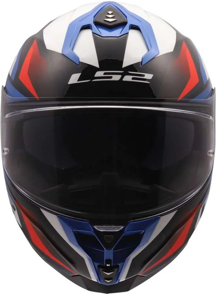 Мотошлем LS2 FF817 Challenger II Viper (2XL, белый/синий/красный)
