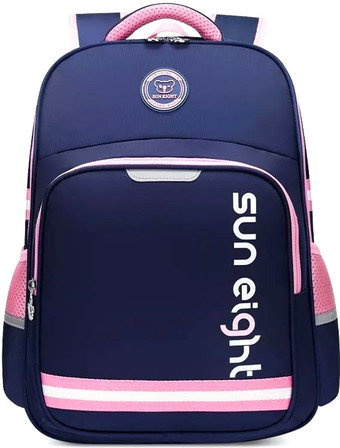 Школьный рюкзак Sun Eight SE-2888 (темно-синий/розовый)