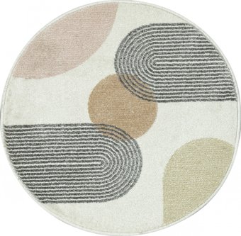 Ковер для жилой комнаты Merinos Izumrud C123-DAIRE-LIGHT-CREAM (1х1)