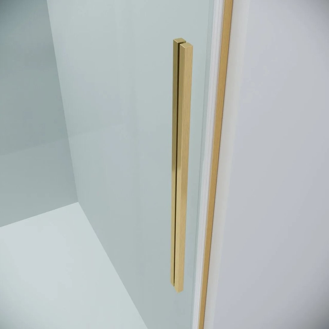 Душевая дверь Grossman Galaxy 100x195 100.K33.01.100.32.00 (золото сатин/стекло прозрачное)