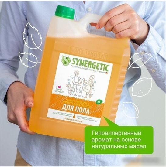 Средство для напольных покрытий Synergetic 5 л 4613720438860