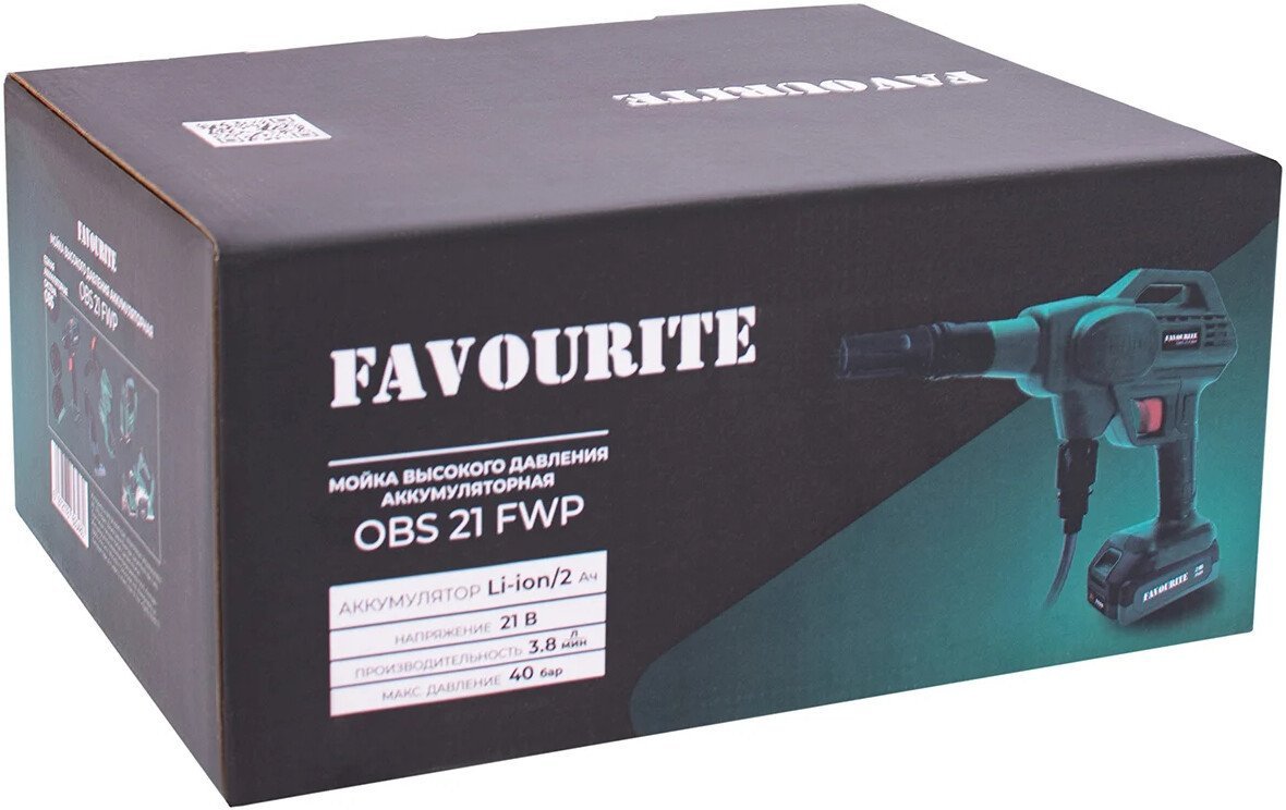 Мойка высокого давления Favourite OBS 21 FWP (с 1-им АКБ)