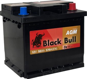Автомобильный аккумулятор Black Bull AGM 50 R (50 А·ч)
