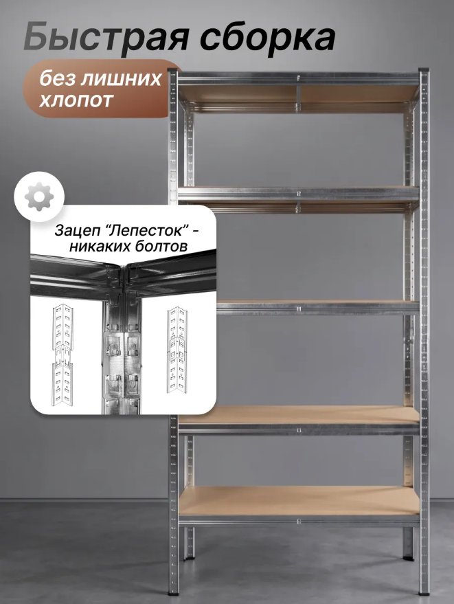 Стеллаж RAD 1800x900x400мм 71074628