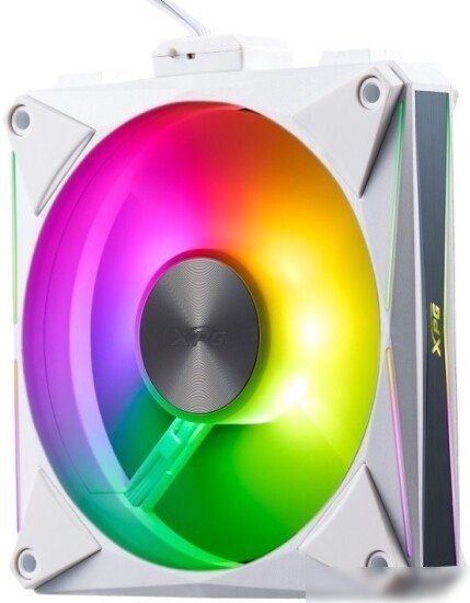 Комплект вентиляторов для корпуса с контроллером ADATA XPG Hurricane MAG 120 ARGB PWM (белый)