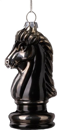 Елочная игрушка Erich Krause Decor. Ход конем 64439 (черный)