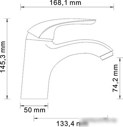 Смеситель Wasserkraft Rossel 2803
