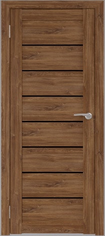 Межкомнатная дверь Юни Бона 01 (ч) 80x200 (дуб стирлинг/черное белое)