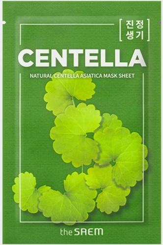 The Saem Маска для лица тканевая Natural Centella Asiatica Mask Sheet