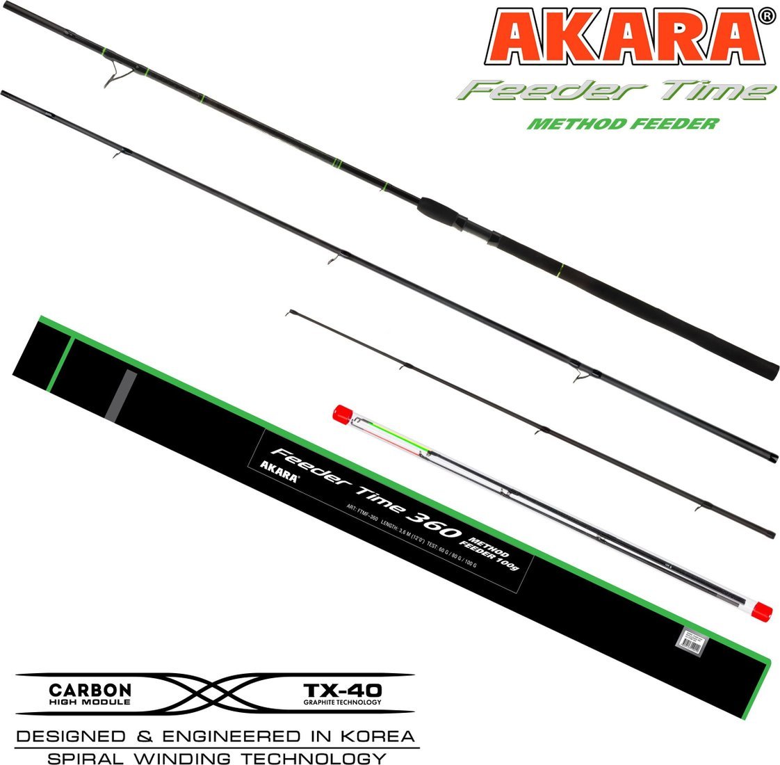 Удилище Akara Feeder Time Method Feeder FTMF-360