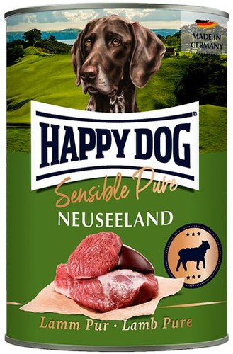 Консервированный корм для собак Happy Dog Sensible Pure Neuseeland Ягненок 800 г