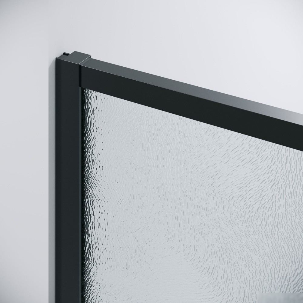 Душевой уголок Grossman Galaxy 100x90x195 120.K33.01.1090.21.02 (черный матовый/стекло шиншилла)