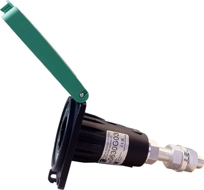 Розетка промышленная КС YHT BX3 0400G03 1Р 400А 1000В IP68 0400G03 (зеленый)