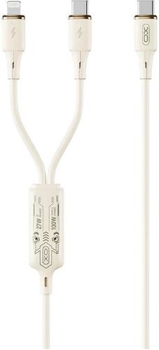 Кабель XO NB-Q262 USB Type-C - Lightning/USB Type-C (1.2 м, белый)