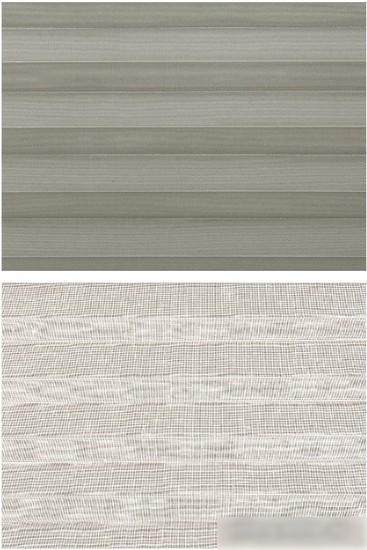 Плиссе Delfa Basic Uni СПШ-3111/3504 Basic Transparent (81x160, серый/белый)