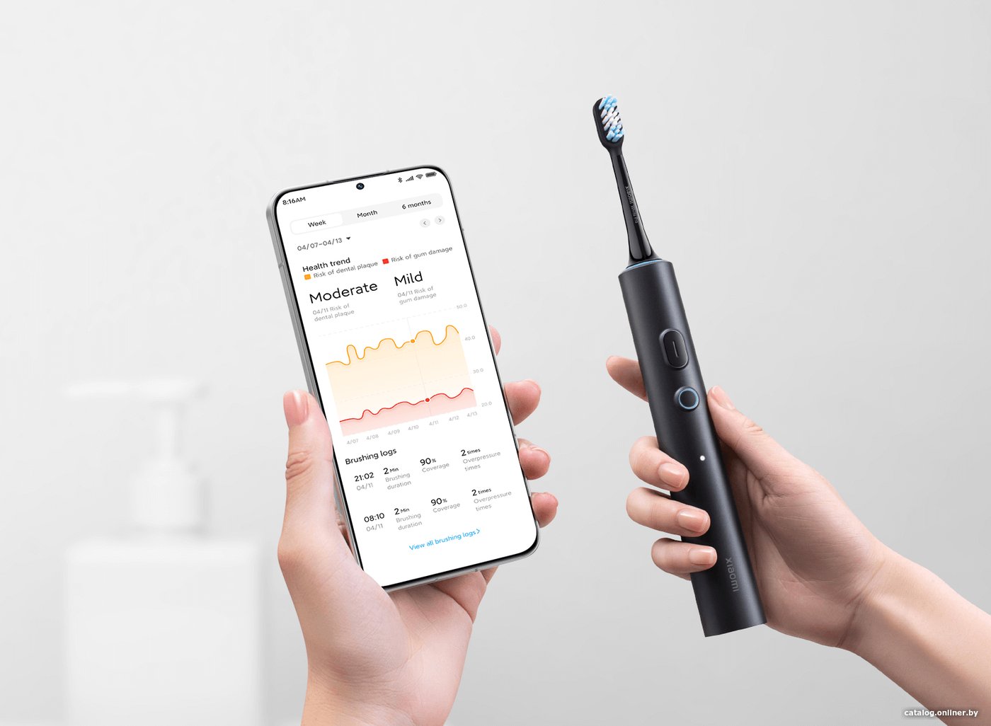 Электрическая зубная щетка Xiaomi Smart Electric Toothbrush T501 (китайская версия, белая)