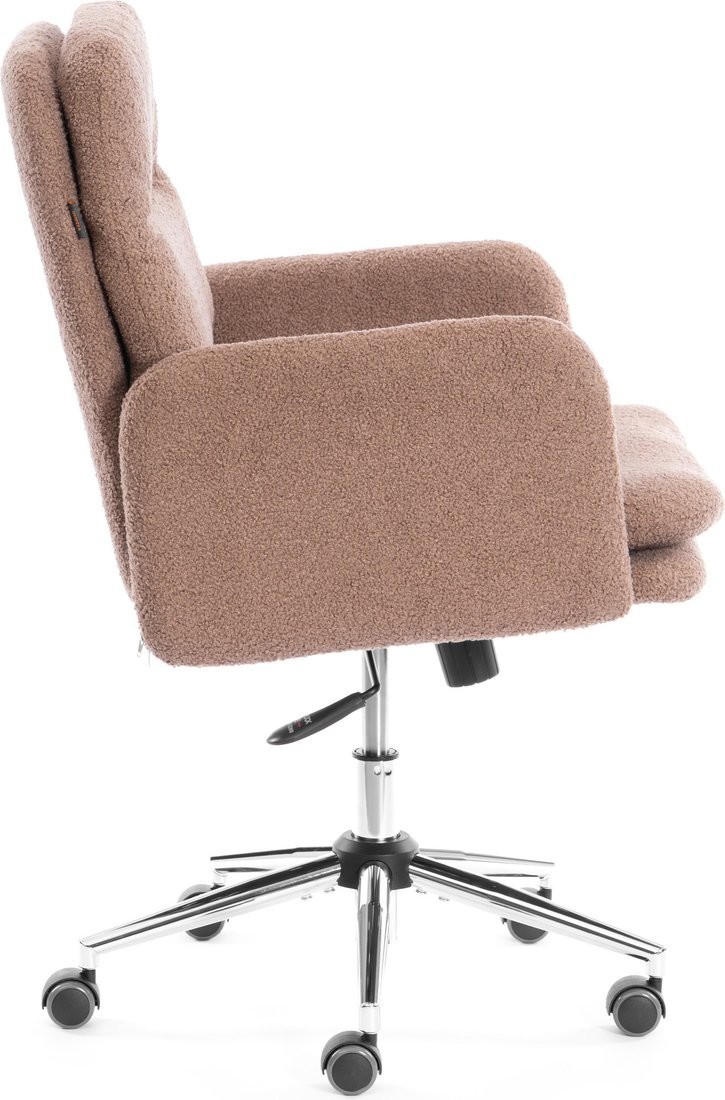 Офисное кресло TetChair Dover (хром/букле/коричневый)
