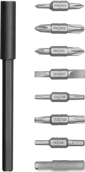 Набор отвертка с битами Xiaomi Mi Ratchet (10 предметов)