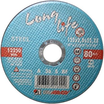 Отрезной диск LugaAbrasiv Long Life 150х2.5x22.2 мм 4603347236871